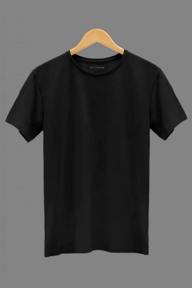 Black Tshirt Gen Z Clothing