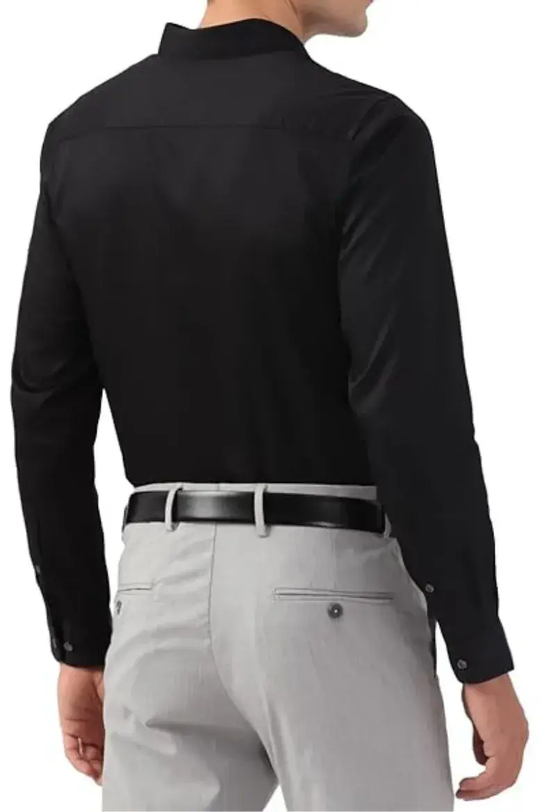 Black Formal Shirt Mens